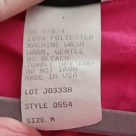 Orare Vintage Hot Pink V-Neck Top Embroidered Women Size M - Picture 8 of 8